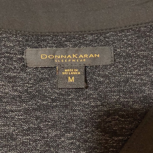 Donna Karan Sleepwear Sleep Top | Size M | 3/4‎ Sleeve | Relaxed Fit | Charcoal - Picture 5 of 7